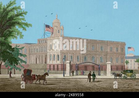 New York. Rathaus. Stockfoto