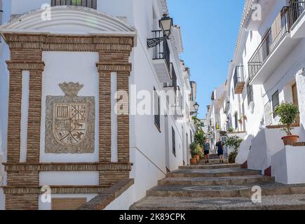 Frigiliana Village, Malaga, Spanien Stockfoto