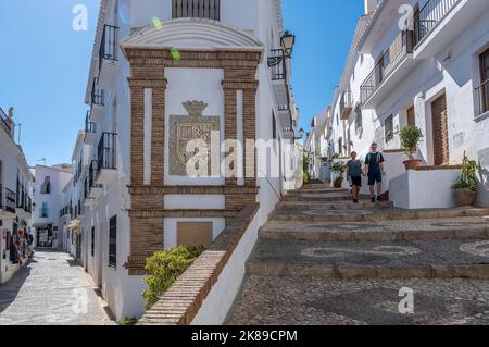Frigiliana Village, Malaga, Spanien Stockfoto