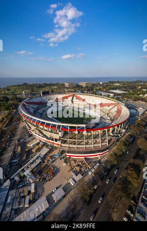Mas Monumental Stadium, Heimstadion des Club Atletico River Plate in Nuñez, Buenos Aires. Stockfoto