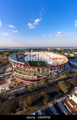 Mas Monumental Stadium, Heimstadion des Club Atletico River Plate in Nuñez, Buenos Aires. Stockfoto