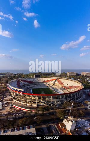 Mas Monumental Stadium, Heimstadion des Club Atletico River Plate in Nuñez, Buenos Aires. Stockfoto