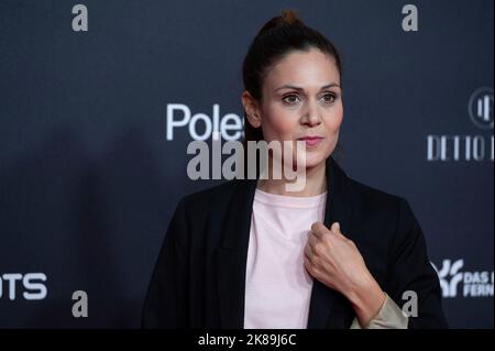 Köln, Deutschland. 21. Oktober 2022. Sophie DAL, Schauspielerin, roter Teppich, Red Carpet Show, Ankunft, Fotozelle für den Film FRIESLAND beim Filmfestival Köln 2022 in Köln, 20.. Oktober 2022. © Credit: dpa/Alamy Live News Stockfoto