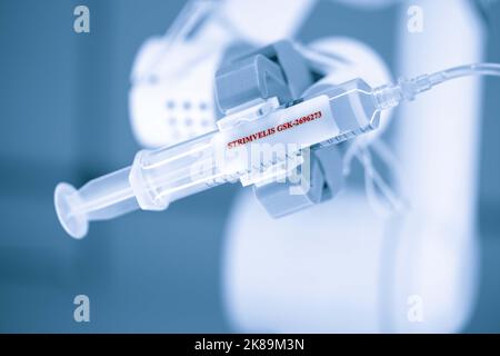 Strimvelis GSK-2696273 Gentherapie, konzeptuelles Bild Stockfoto