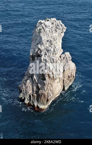 Massa Lubrense - Scoglio di Punta Campanella Stockfoto