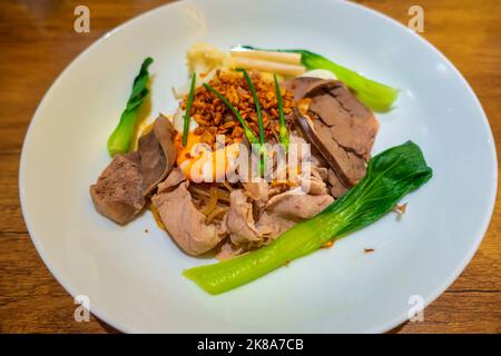 Pho Bo oder Beef Nouddle, berühmtes vietnamesisches Essen Stockfoto