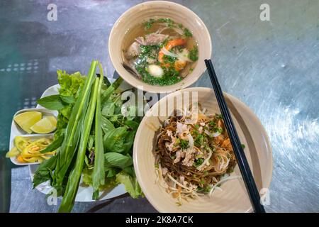 Pho Kho, berühmtes vietnamesisches Essen, in Gia Lai Stockfoto