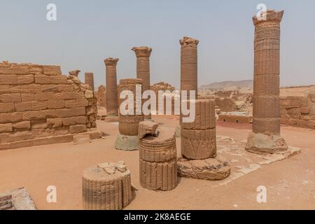 Ruinen der Großen Einzäunung von Musawwarat es-Sufra (Musawarat Al-Sufra) im Sudan Stockfoto