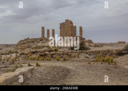 Antiker Tempel Soleb im Sudan Stockfoto