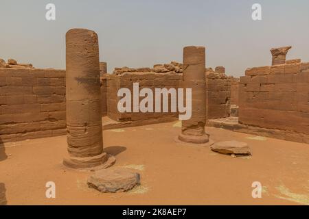 Ruinen der Großen Einzäunung von Musawwarat es-Sufra (Musawarat Al-Sufra) im Sudan Stockfoto