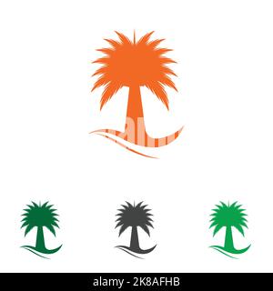 Datum Baum Symbol vektor Illustration logo Vorlage Stock Vektor