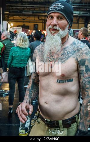 30. Internationale Tattoo Convention 23. Bis 25.09.2022 in der Arena in Berlin-Treptow Stockfoto