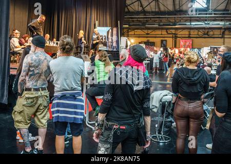 30. Internationale Tattoo Convention 23. Bis 25.09.2022 in der Arena in Berlin-Treptow Stockfoto