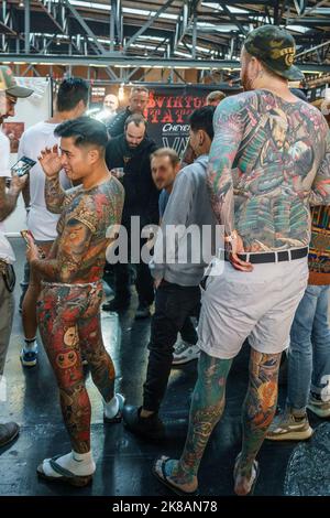 30. Internationale Tattoo Convention 23. Bis 25.09.2022 in der Arena in Berlin-Treptow Stockfoto