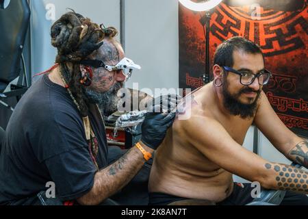 30. Internationale Tattoo Convention 23. Bis 25.09.2022 in der Arena in Berlin-Treptow Stockfoto