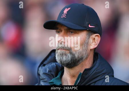 Nottingham, Großbritannien. 22.. Oktober 2022Nottingham, Großbritannien. 22. Okt 2022. Jürgen Klopp, Manager von Liverpool während des Premier League-Spiels zwischen Nottingham Forest und Liverpool am City Ground, Nottingham, am Samstag, 22.. Oktober 2022. (Kredit: Jon Hobley | MI News) Kredit: MI Nachrichten & Sport /Alamy Live News Stockfoto