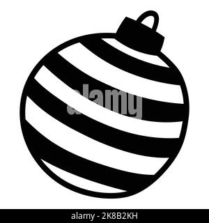 Isolierter Weihnachtsball Stock Vektor