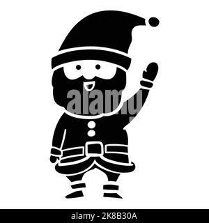 Christmas Santa Claus Vektor Illustration für Weihnachten Element Stock Vektor