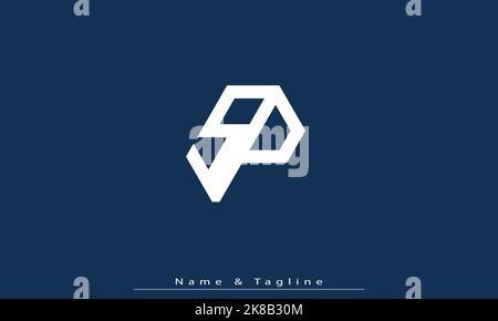 Alphabet Buchstaben Initialen Monogramm Logo SP , PS Stock Vektor