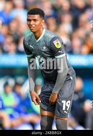 Plymouth Argyle Stürmer Morgan Whittaker (19) das Spiel der Sky Bet League 1 mit Bristol Rovers und Plymouth Argyle im Memorial Stadium, Bristol, Großbritannien, 22.. Oktober 2022 (Foto von Stanley Kasala/News Images) Stockfoto