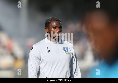 Lincoln, Großbritannien. 22. Oktober 2022. Dominic Iorfa #6 of Sheffield Mittwoch während des Sky Bet League 1-Spiels Lincoln City gegen Sheffield Mittwoch im Gelder Group Sincil Bank Stadium, Lincoln, Großbritannien, 22.. Oktober 2022 (Foto von Arron Gent/News Images) in Lincoln, Großbritannien am 10/22/2022. (Foto von Arron Gent/News Images/Sipa USA) Quelle: SIPA USA/Alamy Live News Stockfoto