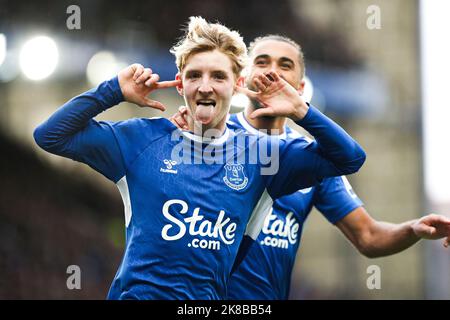 Liverpool, Großbritannien. 22.. Oktober 2022. Während des Premier League-Spiels zwischen Everton und Crystal Palace im Goodison Park, Liverpool, England am 22. Oktober 2022. Foto von Ben Wright. Nur zur redaktionellen Verwendung, Lizenz für kommerzielle Nutzung erforderlich. Keine Verwendung bei Wetten, Spielen oder Veröffentlichungen einzelner Clubs/Vereine/Spieler. Kredit: UK Sports Pics Ltd/Alamy Live Nachrichten Stockfoto