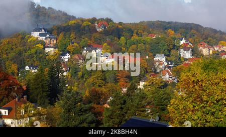 Die Stadt Eisenach in Thüringen Stockfoto
