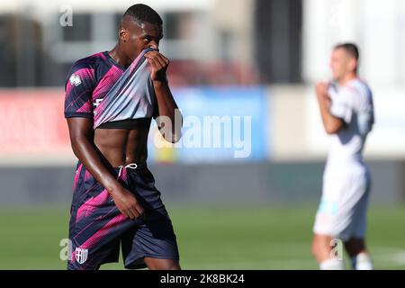 Druso-Stadion, Bozen, Italien, 22. Oktober 2022, Ange-Yoan Bonny (Parma Calcio) beim Spiel FC Sudtirol gegen Parma Calcio - Italienischer Fußball der Serie B Stockfoto