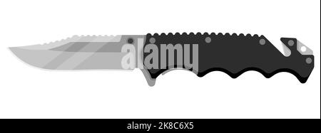 Jackmesser. Niedliches Jackmesser auf weißem Hintergrund isoliert. Vektorgrafik Stock Vektor