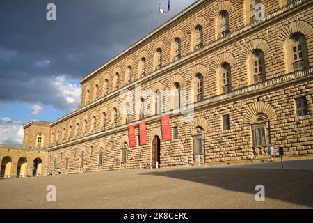 Pitti Palace Florenz Italien Stockfoto