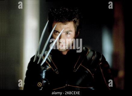 HUGH Jackman, X-Men, 2000 Stockfoto