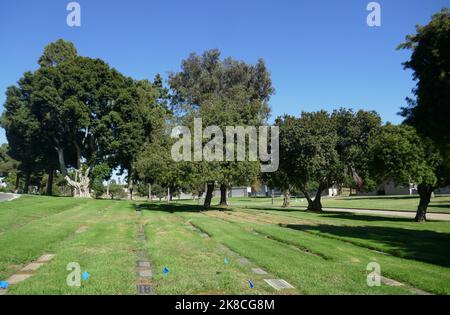 Inglewood, California, USA 19. October 2022 Inglewood Park Cemetery am 19. Oktober 2022 in Inglewood, Los Angeles, California, USA. Foto von Barry King/Alamy Stockfoto Stockfoto