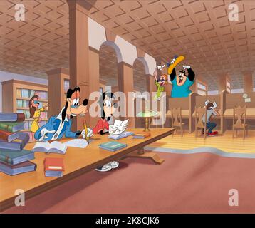 Goofy, Max Goof, Pj & Bobby Film: An Extremley Goofy Movie (2000) Regie: Douglas McCarthy 29 February 2000 **WARNUNG** Dieses Foto ist nur für den redaktionellen Gebrauch bestimmt und unterliegt dem Copyright von WALT DISNEY ANIMATION AUSTRALIA und/oder des Fotografen, der von der Film- oder Produktionsfirma beauftragt wurde.Es kann nur von Publikationen im Zusammenhang mit der Bewerbung des oben genannten Films reproduziert werden. Eine obligatorische Gutschrift für WALT DISNEY ANIMATION AUSTRALIA ist erforderlich. Der Fotograf sollte auch bei Bekanntwerden des Fotos gutgeschrieben werden. Ohne schriftliche Genehmigung der Film Company kann keine kommerzielle Nutzung gewährt werden. Stockfoto