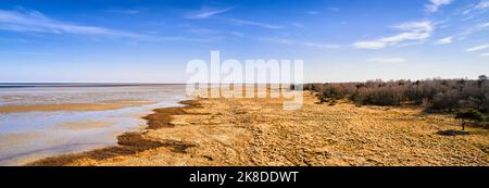 Ostküste von Jütland, Dänemark. Die Ostküste von jütland mit Blick auf Kattegat. Stockfoto