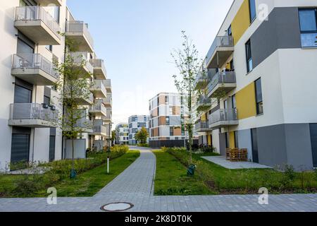 Entwicklung des neuen Gehäuses in Berlin, Deutschland Stockfoto