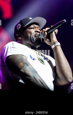 Mailand Italien 22. Oktober, 2022 50 Cent live im Mediolanum Forum © Roberto Finizio / Alamy Stockfoto