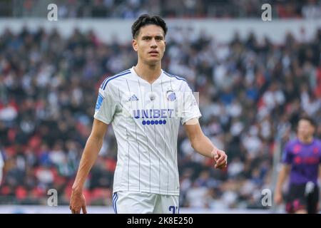 Kopenhagen, Dänemark. 22. Oktober 2022. Marko Stamenic (35) vom FC Kopenhagen beim Superliga-Spiel 3F zwischen dem FC Kopenhagen und dem FC Midtjylland in Parken in Kopenhagen. (Foto: Gonzales Photo/Alamy Live News Stockfoto