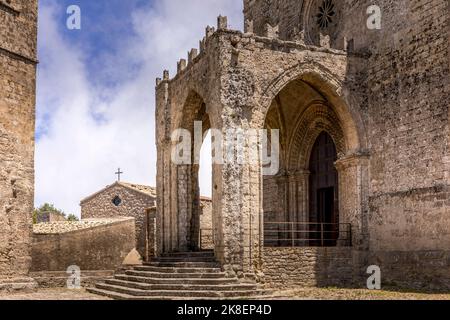 Erice, Sizilien, Italien - 10. Juli 2020: Stockfoto