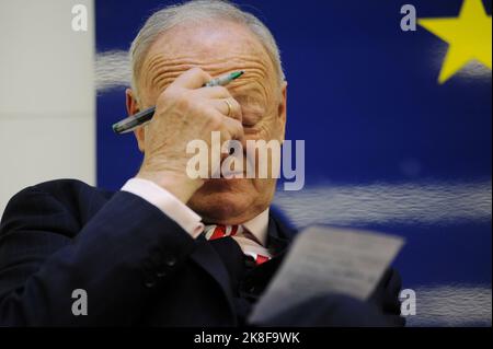 Wien, Österreich. 16. April 2016. Andreas Khol, ehemaliger österreichischer Politiker der ÖVP. Von 2002 bis 2006 war er Präsident des Österreichischen Nationalrats Stockfoto