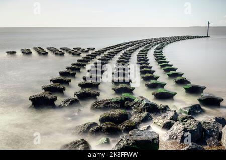 Cobbolds Point, Felixstowe, Suffolk, England, Vereinigtes Königreich Stockfoto