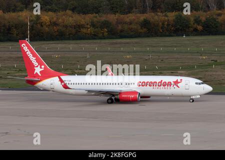 9H-TJC Boeing 737 Correndon Airlines Europe Flughafen Köln/Bonn 12/10/2022 EDDK CGN Stockfoto