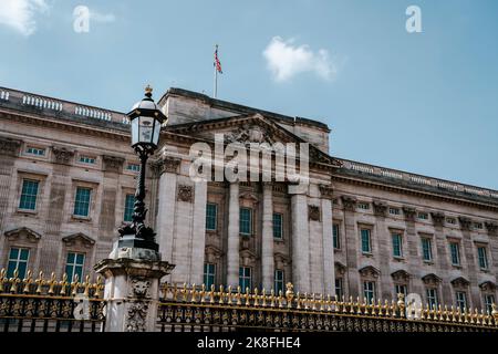 Großbritannien, England, London, Fassade des Buckingham Palace Stockfoto
