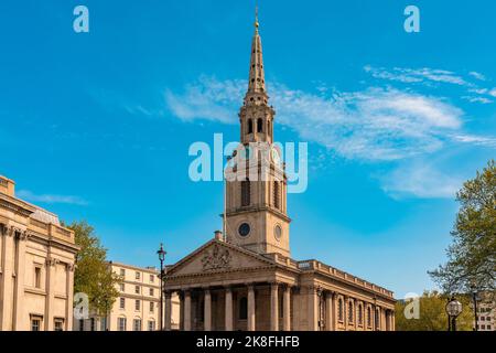 Großbritannien, England, London, Außenansicht der Kirche Saint Martin-in-the-Fields Stockfoto