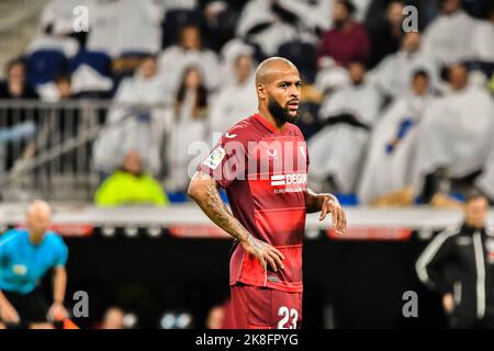 MADRID, SPANIEN - 22. OKTOBER: Marcao von Sevilla CF während des Spiels zwischen Real Madrid CF und Sevilla CF von La Liga Santander am 22. Oktober 2022 in Santiago Bernabeu von Madrid, Spanien. (Foto von Samuel Carreño/PxImages) Stockfoto