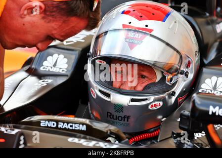 Mario Andretti (USA) im McLaren MP4-28 von 2013. 23.10.2022. Formel 1 Weltmeisterschaft, Rd 19, großer Preis der Vereinigten Staaten, Austin, Texas, USA, Wettkampftag. Bildnachweis sollte lauten: XPB/Press Association Images. Stockfoto