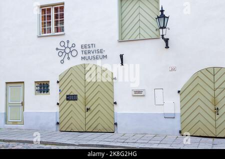 Gesundheitsmuseum in der Lai Street, Altstadt Tallinn, Estland, Europa Stockfoto