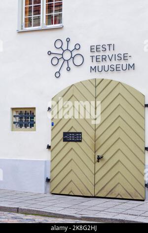 Gesundheitsmuseum in der Lai Street, Altstadt Tallinn, Estland, Europa Stockfoto