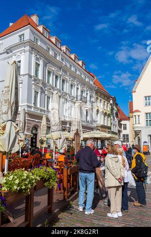 Rathausplatz, Tallinn, Estland, Europa Stockfoto