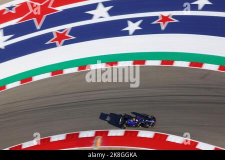 Austin, Vereinigte Staaten. 22. Oktober 2022. #6 Nichola Latifi (CAN, Williams Racing), F1 Grand Prix of USA auf dem Circuit of the Americas am 22. Oktober 2022 in Austin, USA. (Foto von HIGH TWO) Kredit: Unabhängige Fotoagentur/Alamy Live News Stockfoto