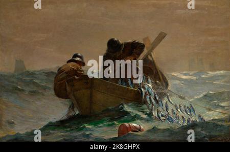 Das Hering-Netz. Winslow Homer. 1885. Stockfoto